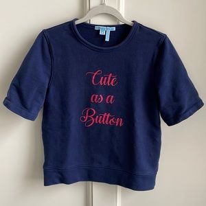 Draper James “Cute As A Button” Sweatshirt